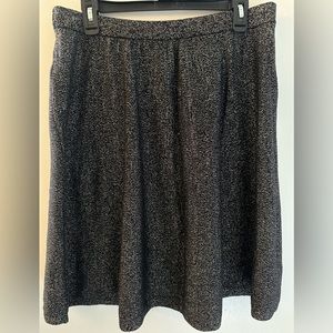 Nanette Lepore Black Gold Skirt XL